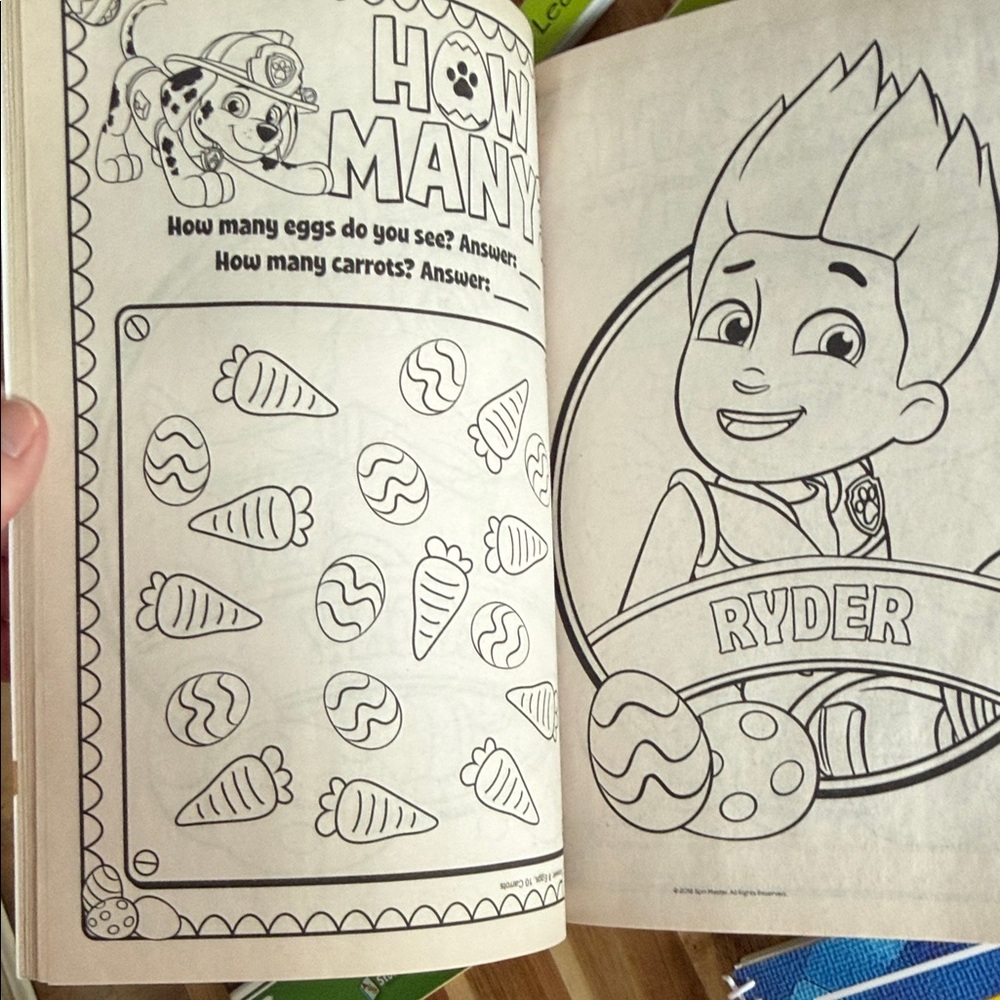 Nickelodeon PAW Patrol Jumbo Coloring, match it , writing & match journal bundle - Picture 10 of 16